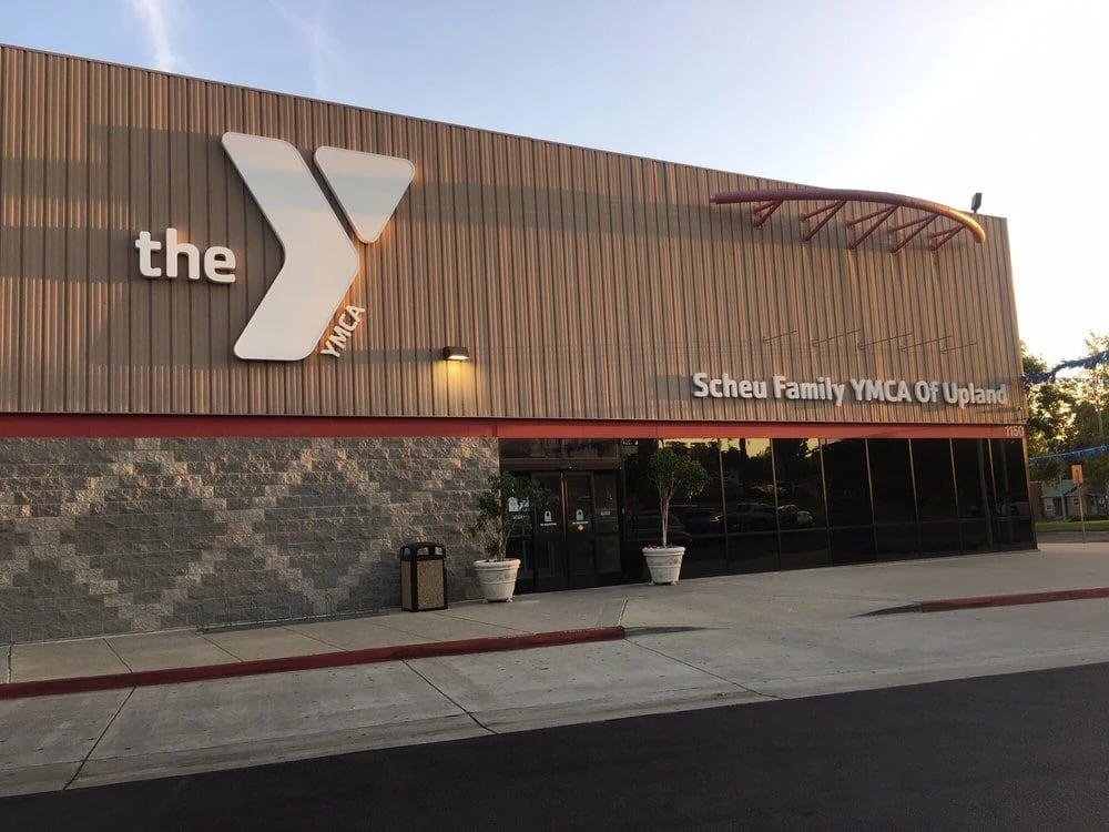 Entrance of the Scheu Family YMCA of Upland